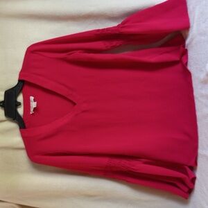 Michael Kors Pink Fuschia Blouse Size Small Women's